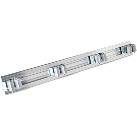 COLGADOR DE ALUMINIO PARA 4 HERRAMIENTAS 48x5,5x1cm (1/2)