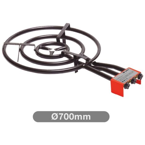 Quemador de gas triple Ø700mm para paelleras de Ø360mm a Ø900mm (1/5)