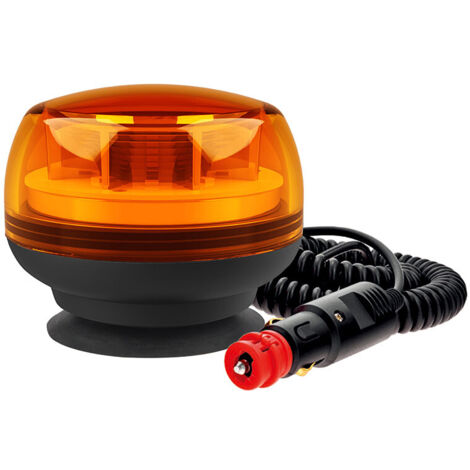 Mini faro rotativo led magnético 12 v-24 v