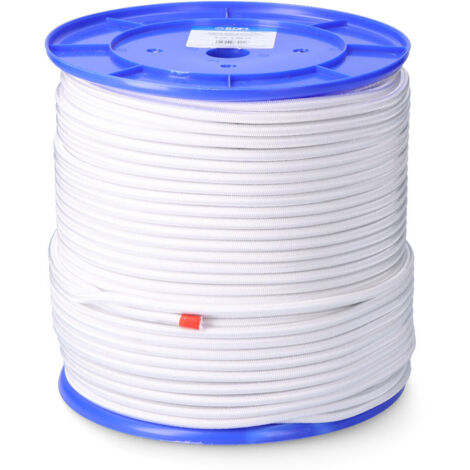 Cuerda EDM 87921 Blanco Poliéster Látex 8 mm x 200 m Elástica (1/4)