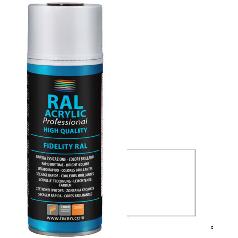 Pintura en spray pintyplus evolution 520 cc ral 9010 blanco puro satinado