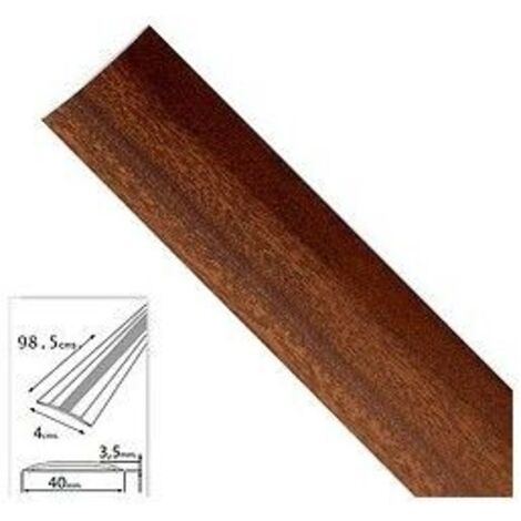 Wolfpack Linea Profesional 02541150 Tapajuntas Adhesivo para Moquetas Metal Sapelli 98,5 cm