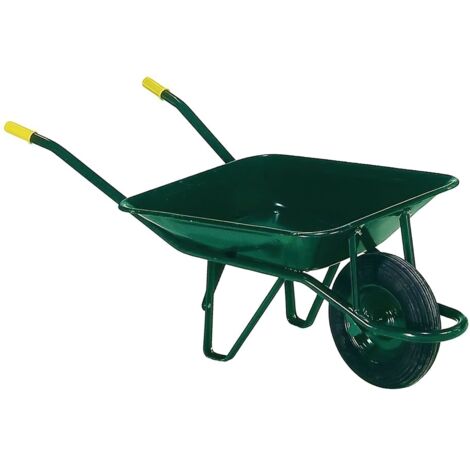 WOLFPACK LINEA PROFESIONAL carretilla obra verde metálica desmontada