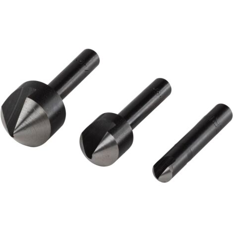 JUEGO DE 3 PIEZAS DE AVELLANADORES WS, Ø6-12-16mm 2504000 WOLFCRAFT