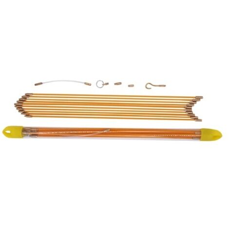 Set 10 varillas pasacables 330mm de fibra de vidrio