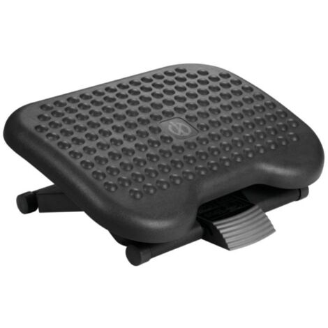 Reposapiés de oficina ergonómico con plataforma ajustable en ángulo y altura (1/2)
