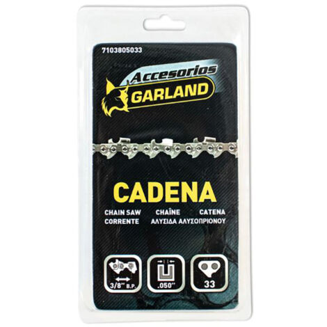 Cadena de motosierra de 33 eslabones. espada 8 / 20 cm (1/2)