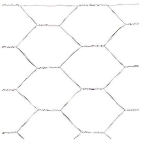 SATURNIA - Enrejado Triple Torsion 50/ 100 cm. Rollo 50 Metros Uso Domestico