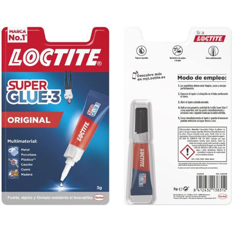 HENKEL LOCTITE SUPER GLUE-3 CIANOCRILATO=  3 GR.ORIGINAL=2056040