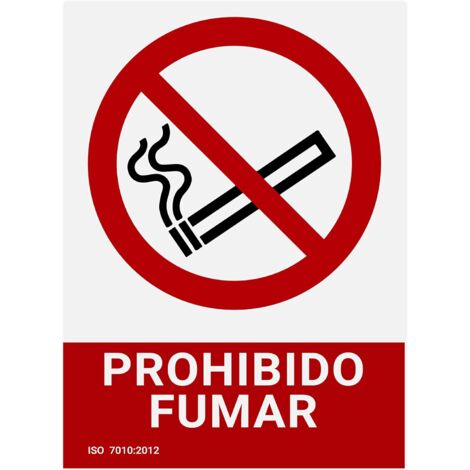 Normaluz RD41000 - Señal Prohibido Fumar PVC Glasspack 0,7mm 30x40 cm