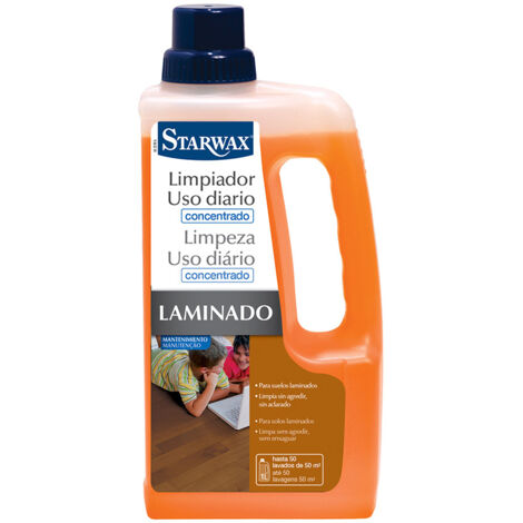Limpiador de uso diario para suelos laminados 1l STARWAX