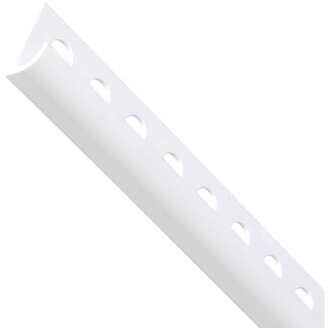 WOLFPACK LINEA PROFESIONAL guardacantos pvc blanco  barra 2,6 metros canto redondo