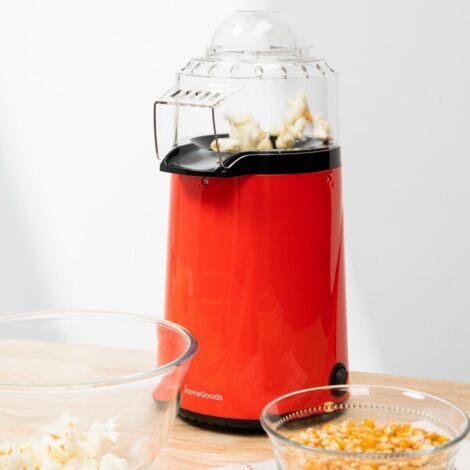 Palomitera de Aire Caliente Popmar InnovaGoods. Una palomitera de aire caliente ideal para disfrutar en familia de exquisitas y saludables palomitas c (1/5)