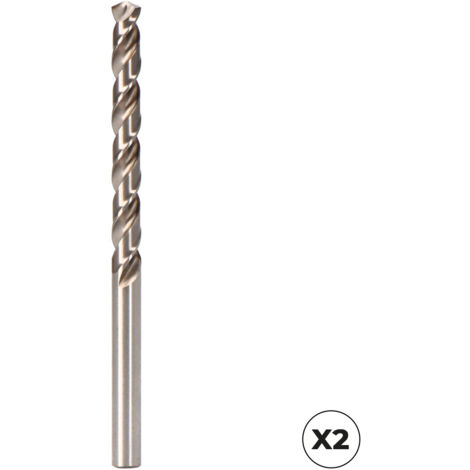 Pack con 2 brocas cilíndricas cortas hsse din-338n inox 2,00mm iz27442 koma tools (izar) (1/5)