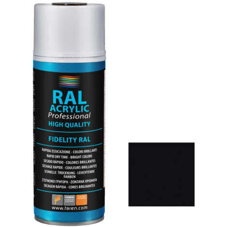PINTURA EN SPRAY PINTYPLUS EVOLUTION 520cc RAL 9005 NEGRO INTENSO SATINADO