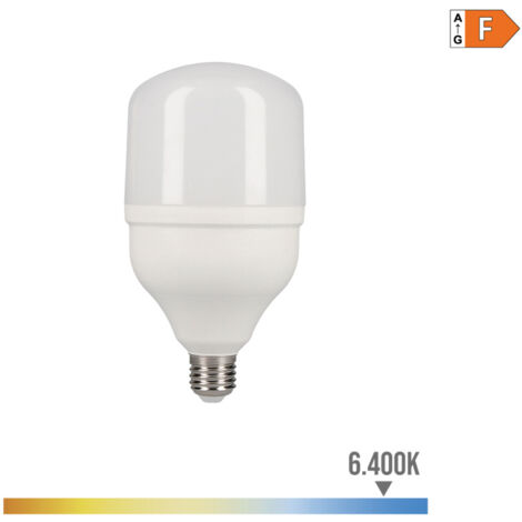 Bombilla industrial led e27 30w 3155lm 6400k luz fria ø10x20cm edm (1/5)