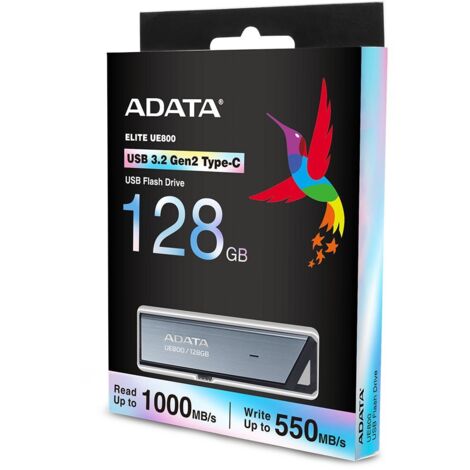 ADATA Lapiz USB ELITE UE800 128GB USB-C 3.2 Gen2 (1/2)