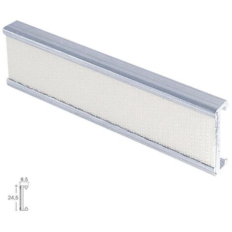 Perfil Estor Velcro P-909 3,0mt Plata