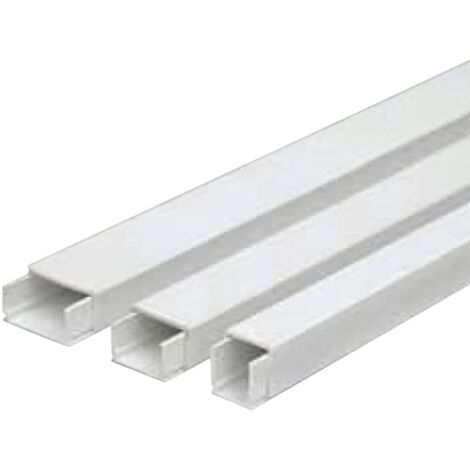 WOLFPACK LINEA PROFESIONAL canaleta adhesiva con tapa 10x20 mm. x 2 m.