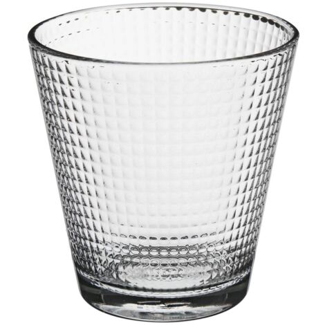 Set 6 vasos de agua de cristal modelo benit 25cl
