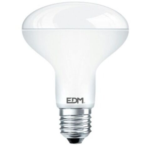 BOMBILLA REFLECTORA LED R90 E27 12W 1055lm 6400K LUZ FRIA Ø9x12cm EDM (1/4)