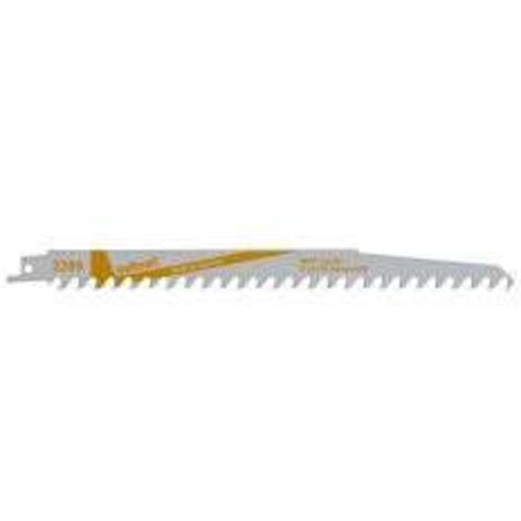 PACK 2 HOJAS DE SIERRA DE SABLE CV, MADERA, BASTO, LONGITUD 240mm 2289000 WOLFCRAFT