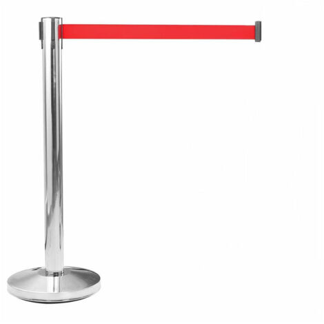 Separador NMZ Extensible Rojo Plateado Acero Inoxidable 2 m (1/4)