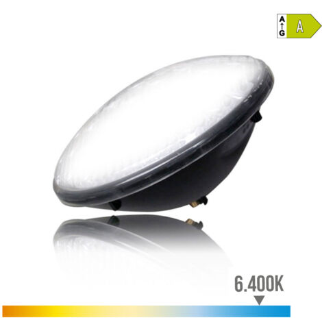 Bombilla para piscina led par56 15w 1300lm 6500k blanc0 frio ip68 ø17,6x6cm edm (1/2)