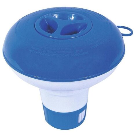 BESTWAY dosificador cloro flotante 12,7 cm 58210 , Dosificador Flotante 12,7 cm. 58210. -Dispensador de cloro mediano flotante ajustable. -Marca: Bestway. -Ideal para piscinas. -Di