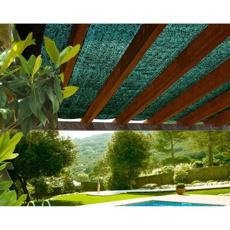 ROLLO DE MALLA SOMBREADORA. COLOR VERDE 70% 2x100m EDM (1/2)