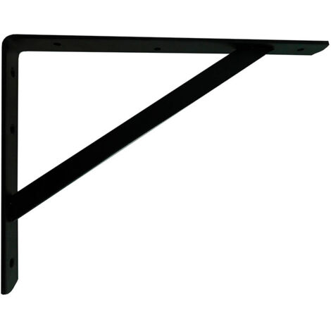 Escuadra reforzada plm04 negro 600 x 400 mm