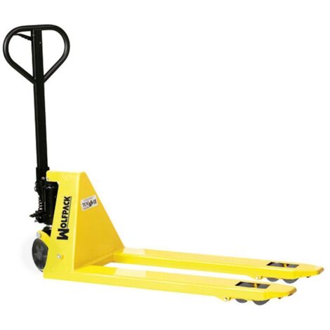 WOLFPACK LINEA PROFESIONAL transpaleta de almacen ruedas poliuretano 2,5 t.