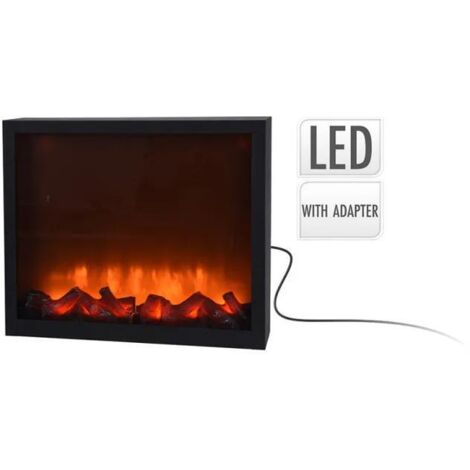CHIMENEA LED 41x10x25cm