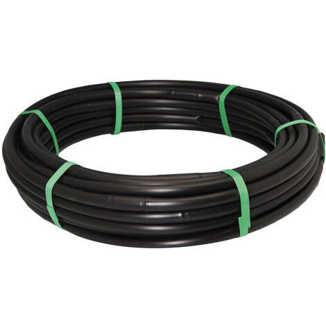 ROLLO 25m TUBERIA DE GOTEO 16mm C/GOTEROS A 0,35cm 2 l/h COLOR NEGRO. BLUE BIRD (1/3)