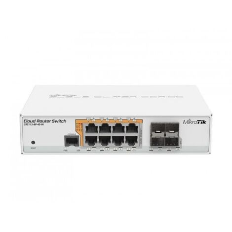 SWITCH MIKROTIK CRS112-8P-4S-IN (1/5)