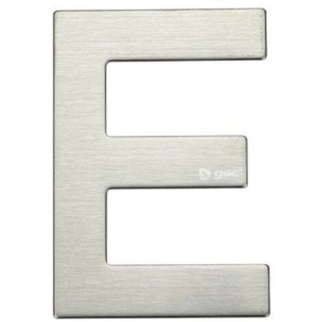 Letra puerta E acero inoxidable con adhesivo GSC 003302624