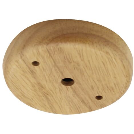 Florón soporte de techo para lámparas colgantes Madera