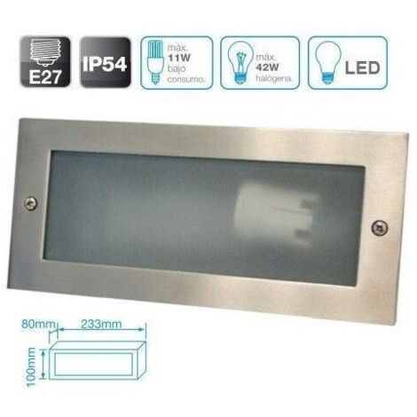 Aplique de aluminio para empotrar GSC 0700791
