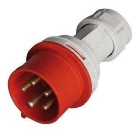 Clavija 5P (3P++n). IP44. 220-380V-/240-415V -16A.