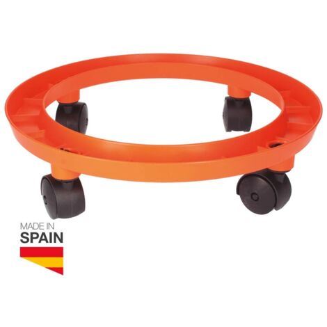 Carro porta bombonas de gas Naranja