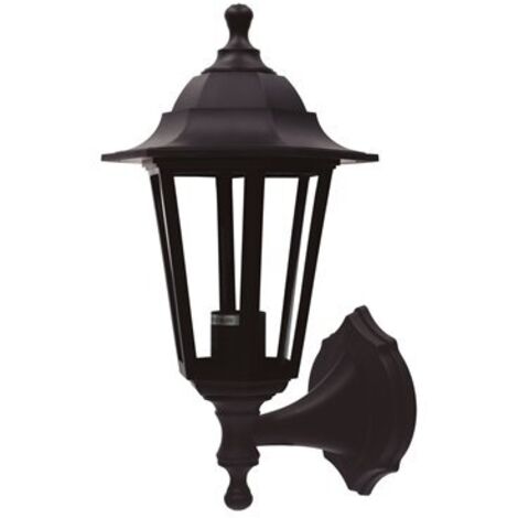 Farol de jardín brazo reversible Serie Bagan E27 IP44 Negro