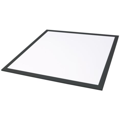 Panel LED empotrable ultrafino "Sabha" (40W 6000K 4650lm) IP20 595x595x9mm color negro