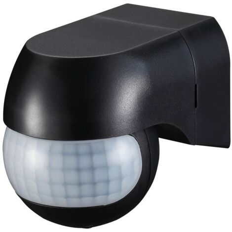 Detector de movimiento de pared Negro