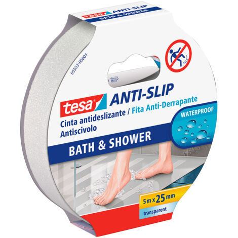 Cinta Adhesiva TESA Anti-slip bath & shower 5 m Antideslizante (1/4)