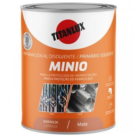 Imprimación sintética antioxidante naranja mate. minio 0,750 l (1/3)