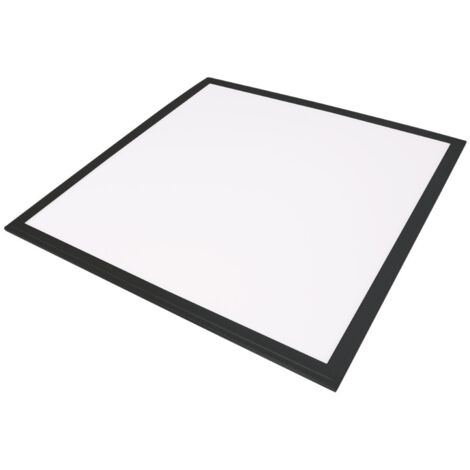 Panel LED empotrable ultrafino "Sabha" (40W 4200K 4650lm) IP20 595x595x9mm color negro
