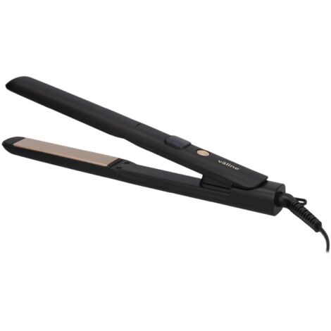 Plancha de pelo cerámico "Sinkut" con cable de 180cm (52W 230V) IP20 355x32mm color negro y dorado (1/5)