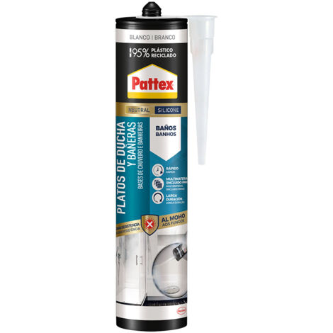 Pattex platos de ducha y bañeras, blanco 280 ml