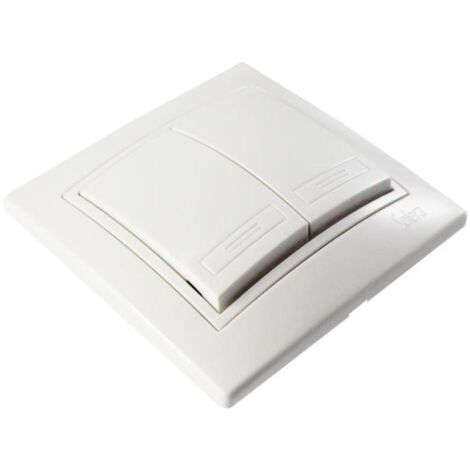 DOBLE CONMUTADOR/INTERRUPTOR 10AX 250V S.EUROPA SOLERA ERP12U