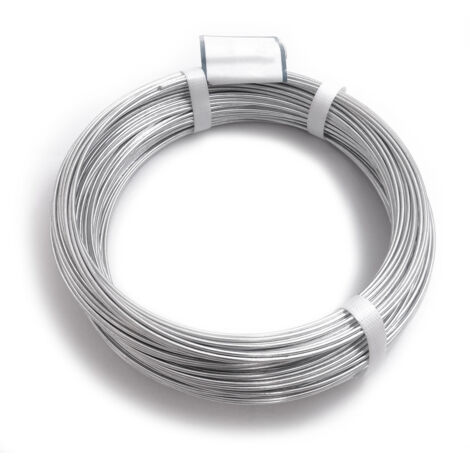 Fil De Tension Galvanisé N° 14 - 2,2mm - 50mts - 1500gr